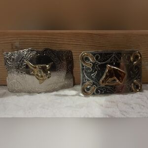 Silver Metal Belt Buckles